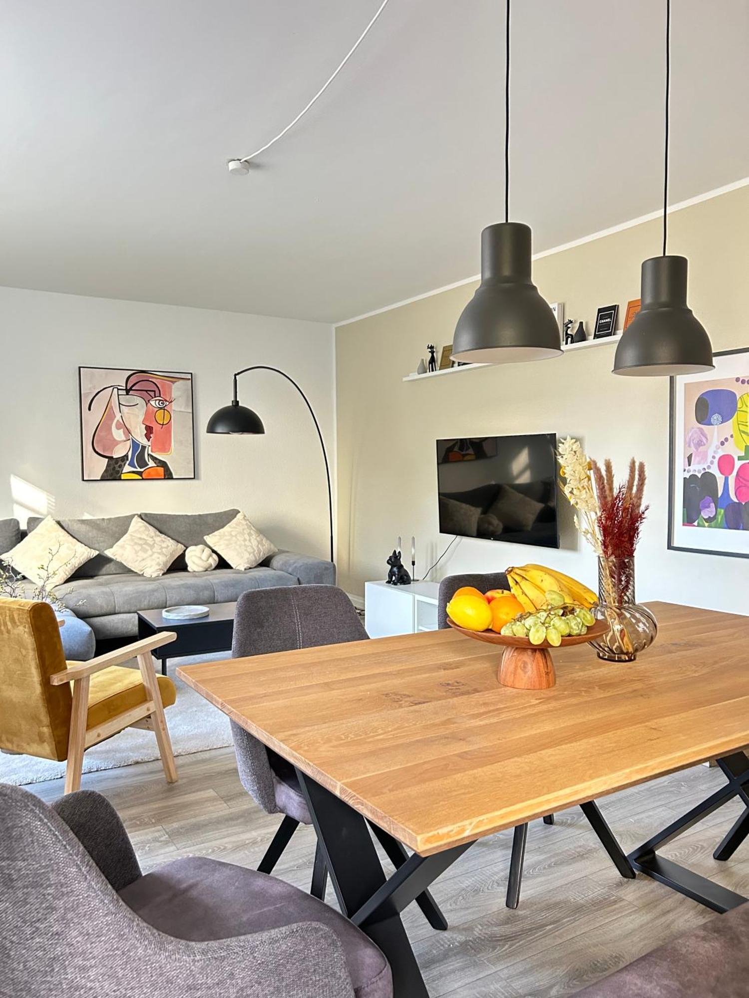 Modernes Designer-Apartment Fuer 7 Gaeste - 80Qm In Zentraler Lage, Self-Check-In Karlsruhe Exteriör bild